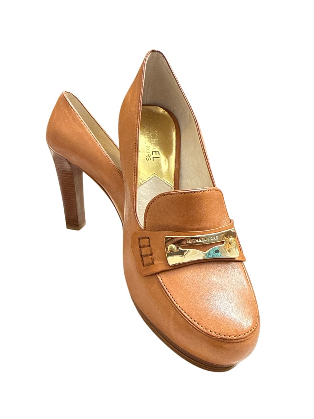 MICHAEL KORS TIERLYN PLATFORM PUMP NWOT
